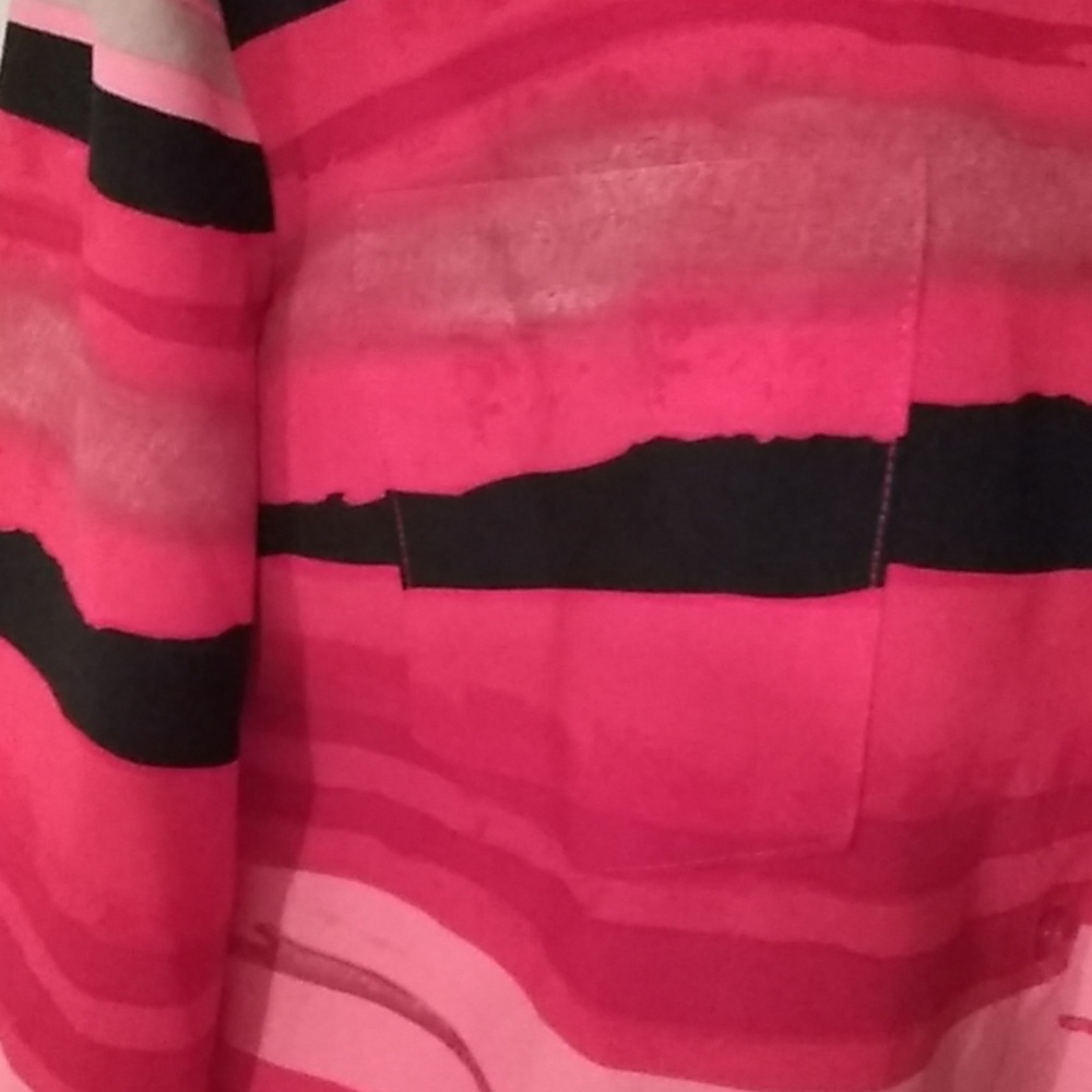 Notations Button Done Blouse Size L - image 2